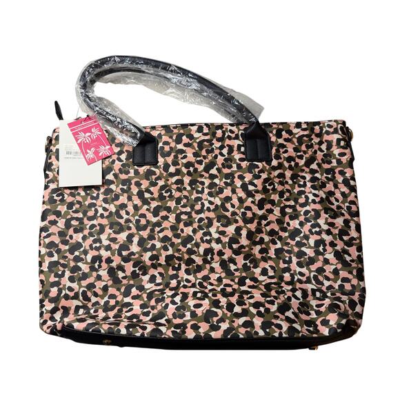 Trina Turk Leopard Print Tote Bag | NWT | Large Travel/Work Bag | $148 MSRP - Picture 2 of 7